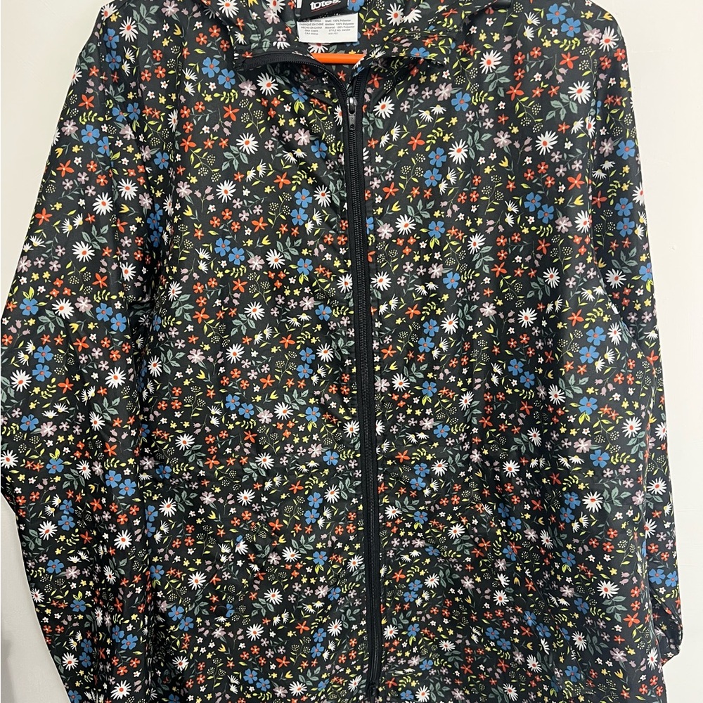 Totes Eco-Friendly Floral Rain Jacket